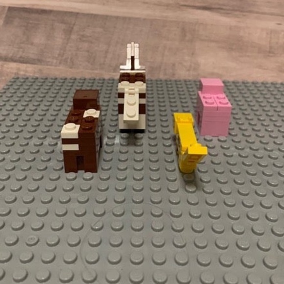 Minecraft Animals Lot of 4 Custom Minifigures - Picture 4 of 6